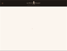 Tablet Screenshot of le-petit-poucet.com